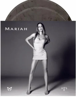 Mariah Carey - #1s 2xLP Vinyl Record (Silver & Black Swirl Coloured Vinyl)