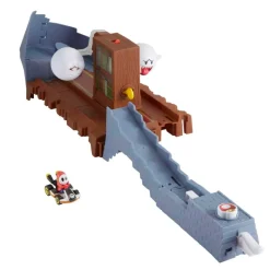 Mario Kart - Boo's Spooky Sprint Track Set Hot Wheels 1/64th Scale Die-Cast Vehicle Playset