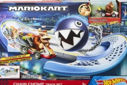 Mario Kart - Chain Chomp Track Set Hot Wheels 1/64th Scale Die-Cast Vehicle Playset