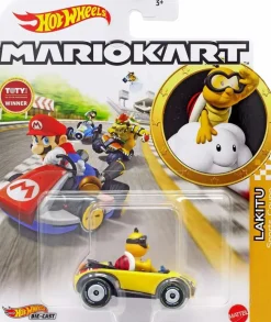 Mario Kart - Lakitu (Sports Coupe) Hot Wheels 1/64th Scale Die-Cast Vehicle Replica