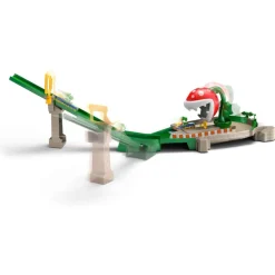 Mario Kart - Piranha Plant Slide Track Set Hot Wheels 1/64th Scale Die-Cast Vehicle Playset