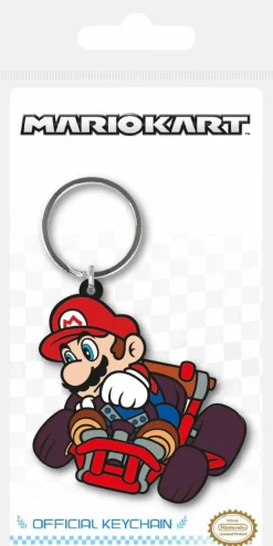 Mariokart - Mario Drift Rubber Keychain