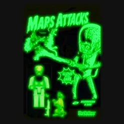 Mars Attacks - Destroying a Dog Glow in the Dark ReAction 3.75” Action Figure