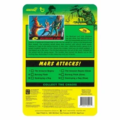 Mars Attacks - Destroying a Dog Glow in the Dark ReAction 3.75” Action Figure