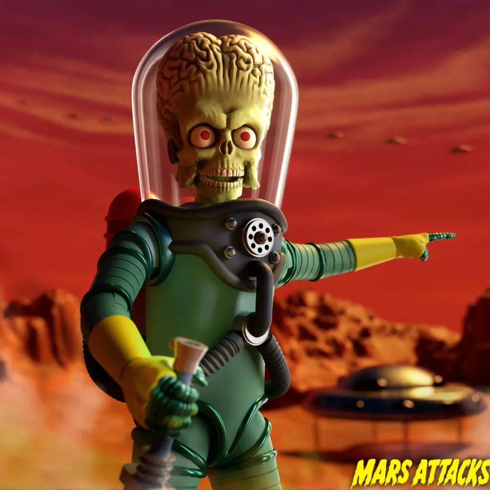 Mars Attacks - The Invasion Begins Martian Ultimates! 7" Scale Action Figure (Wave 1)