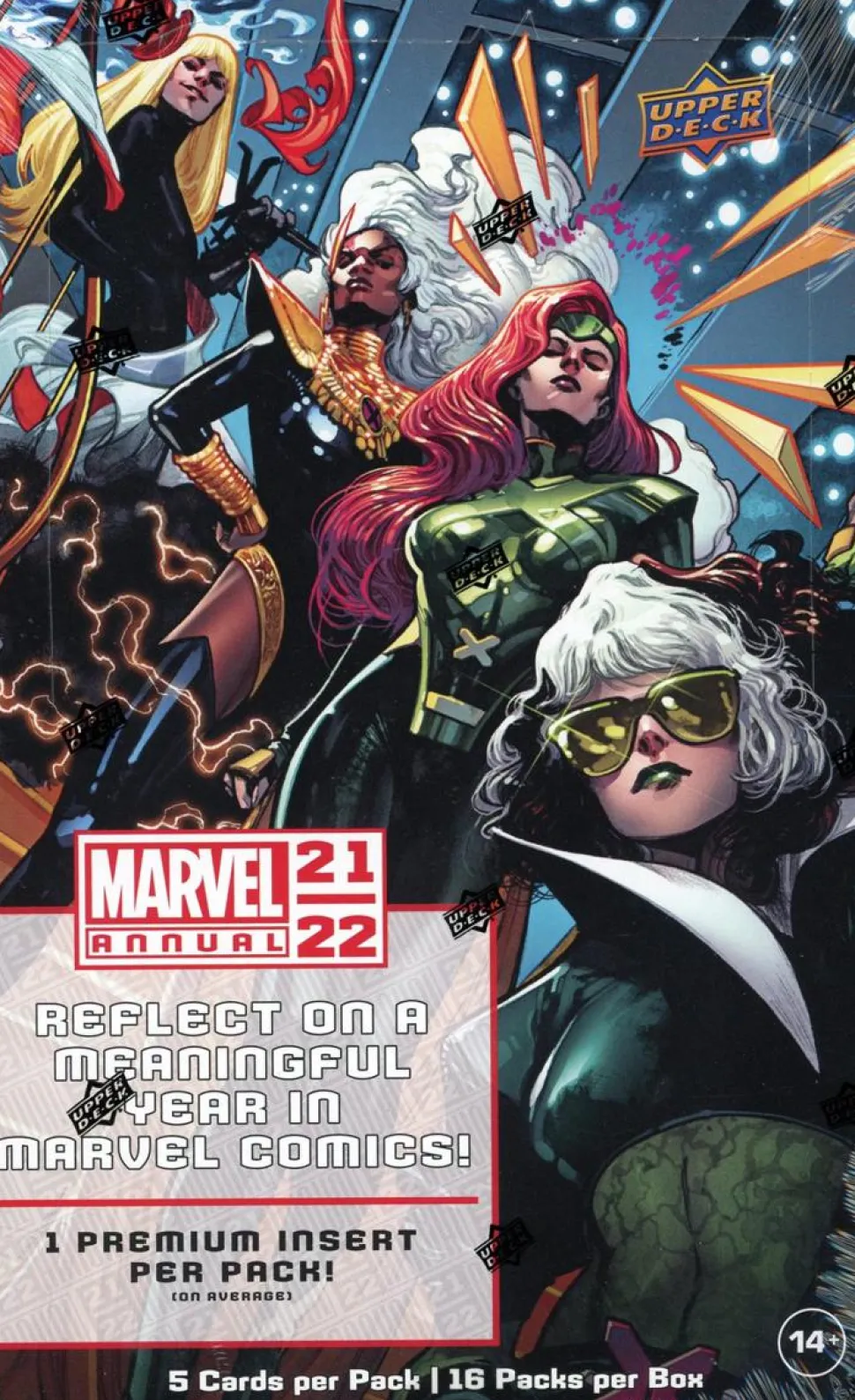 Marvel - 2021/22 Upper Deck Annual Trading Cards Hobby Box (16 Packs)