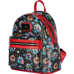 Marvel - Avengers Floral Tattoo 10” Faux Leather Mini Backpack
