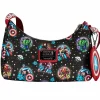 Marvel - Avengers Floral Tattoo 6” Faux Leather Shoulder Bag with Coin Bag Strap