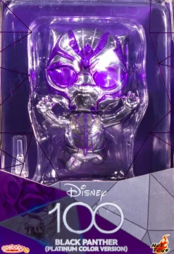 Marvel - Black Panther Disney 100 (Platinum Colour Version) Cosbaby (S) Hot Toys Figure