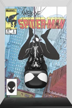 Marvel - Black Suit Spider-Man Web of Spider-Man #08 Pop! Comic Covers Vinyl Figure