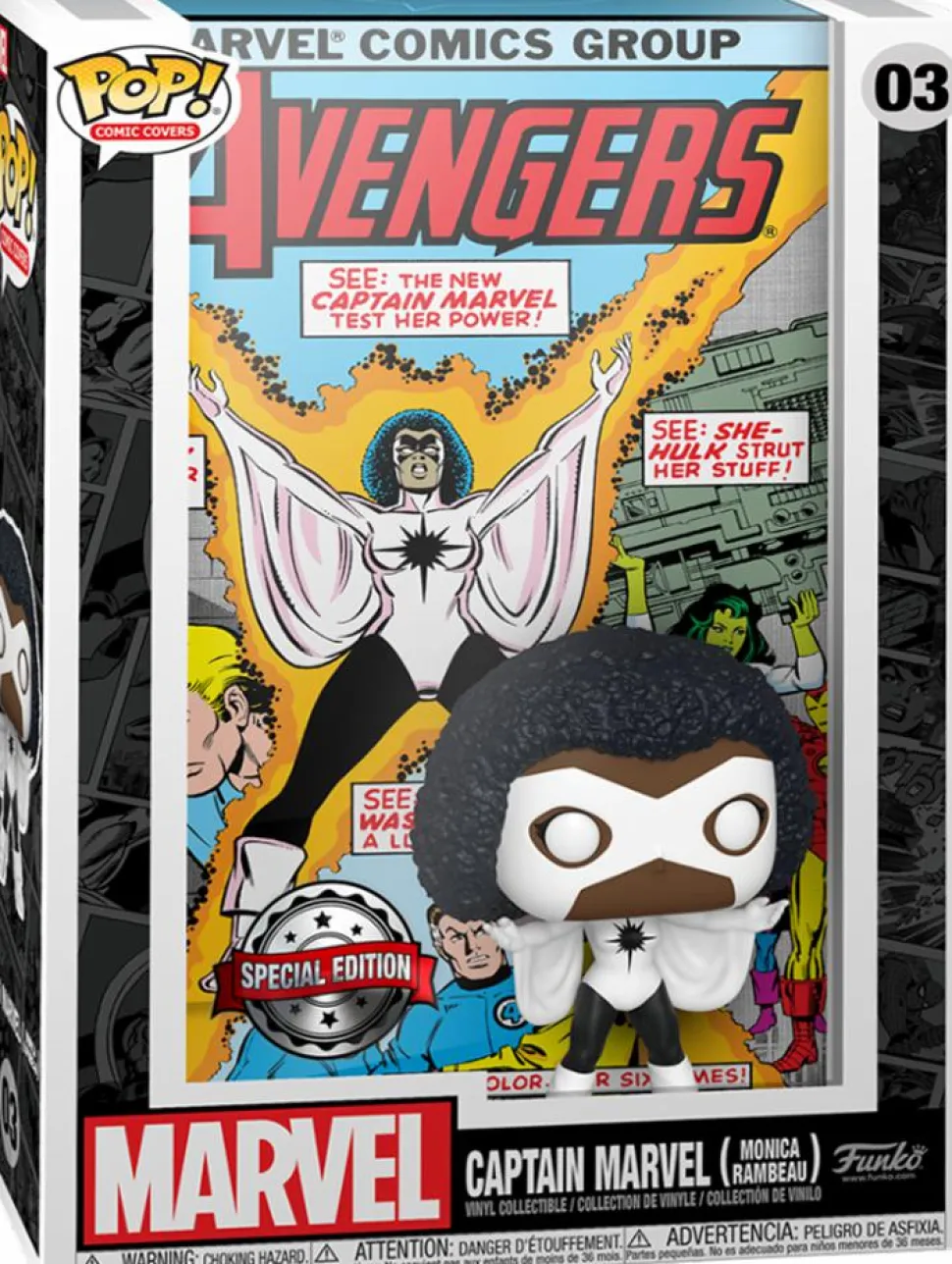 Marvel - Captain Marvel Monica Rambeau Avengers #227 Pop! Comic Covers Vinyl Figure