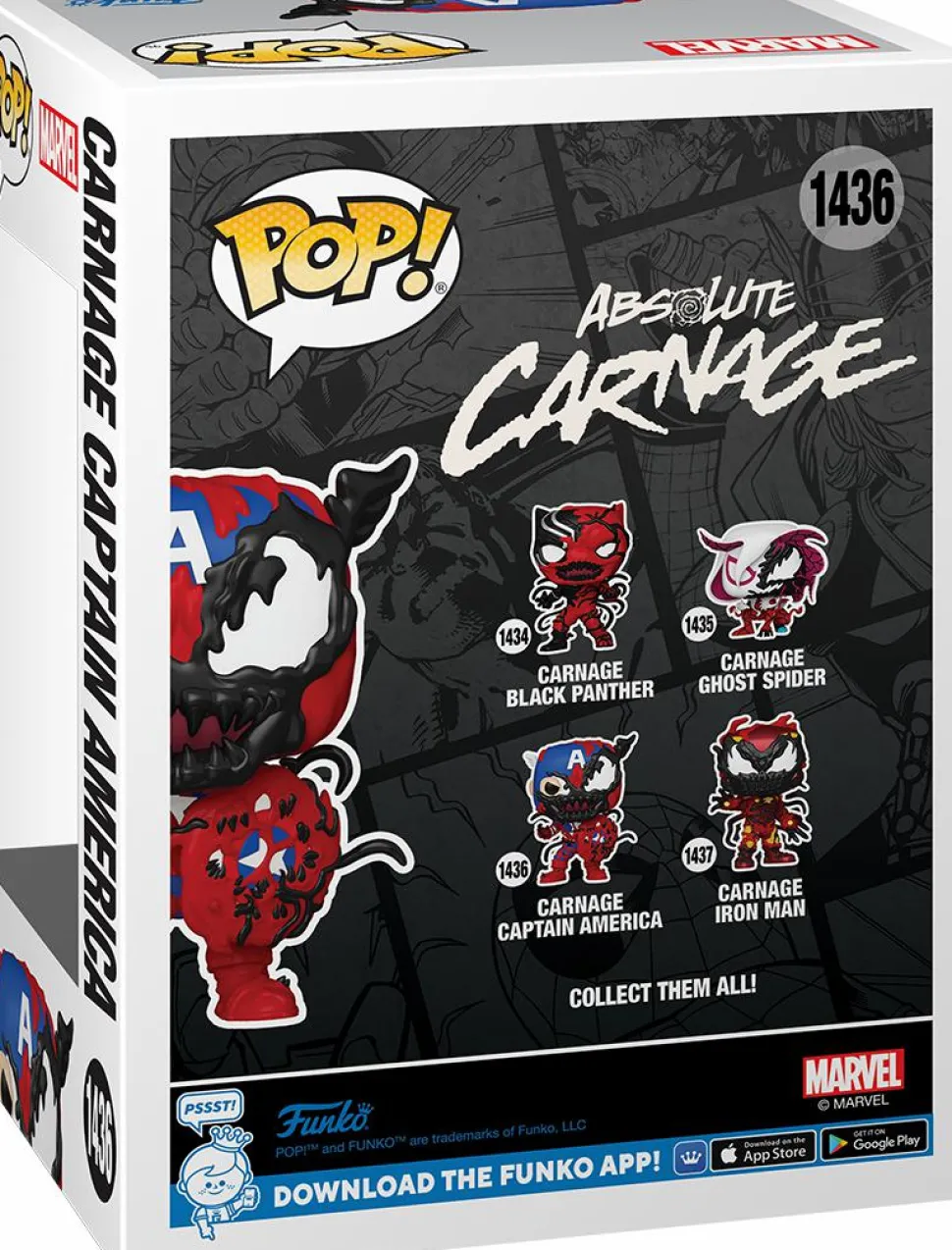 Marvel - Carnage Captain America Pop! Vinyl Figure