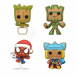 Marvel - Christmas Tree Holiday Box Pocket Pop! Vinyl 4-Pack