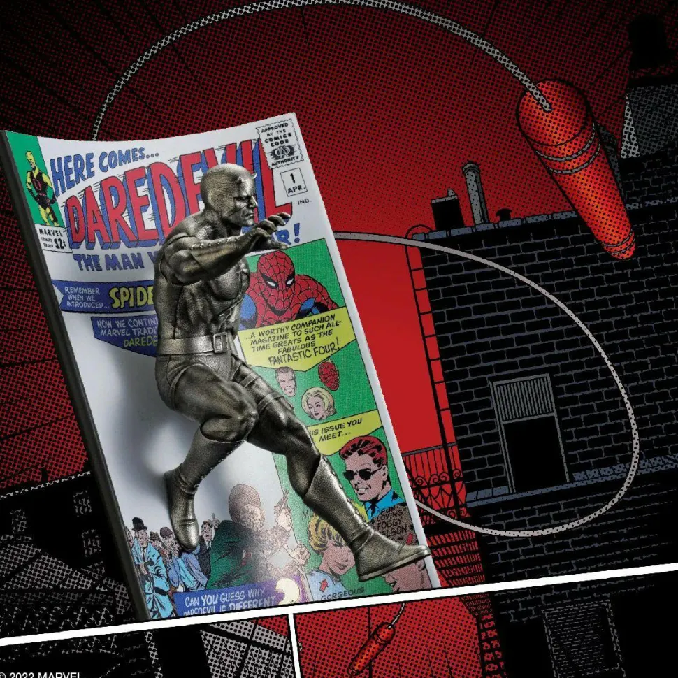 Marvel - Daredevil Volume 1 #1 Limited Edition 8.5” Pewter Statue