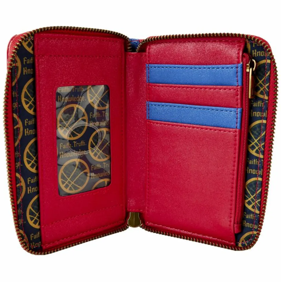 Marvel - Doctor Strange Metallic Cosplay 4" Faux Leather Zip-Around Wallet