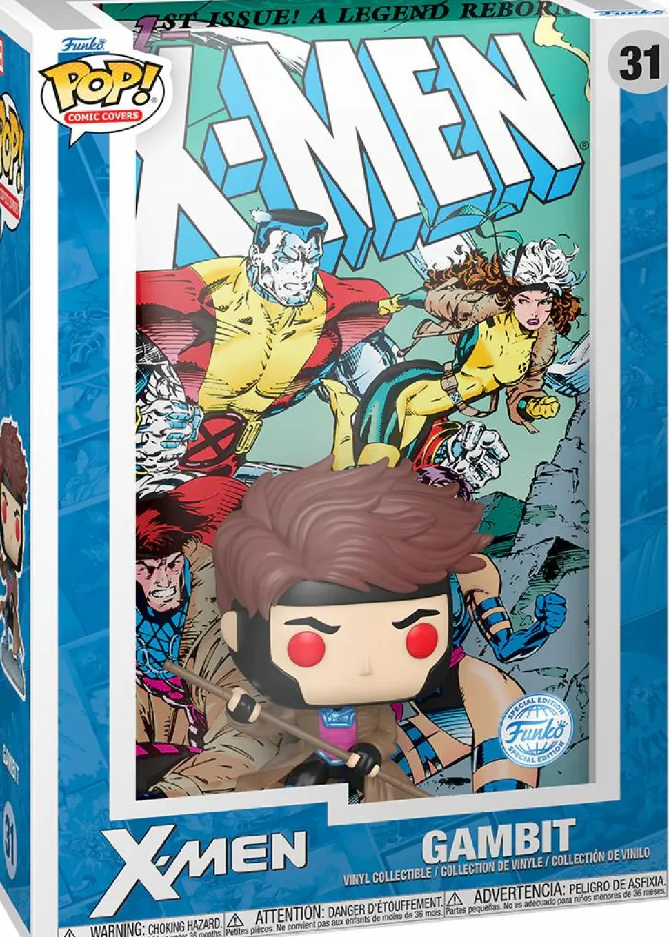 Marvel - Gambit X-Men #1 Pop! Comic Covers Vinyl Figure