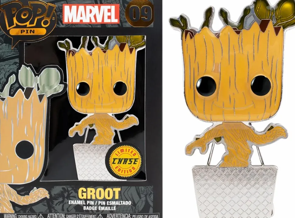 Marvel - Guardians and the Winter Soldier 4” Pop! Enamel Pin Bundle (Set of 4)