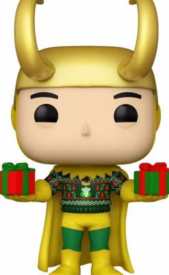 Marvel - Loki with Sweater Holiday Metallic Pop! Vinyl Figure