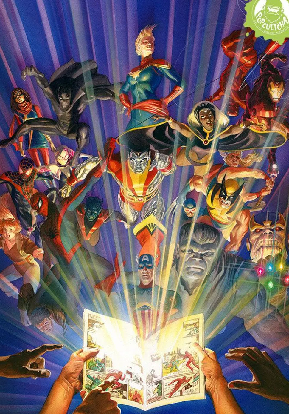 Marvel - Marvel Comics #1000 Fine Art Print by Alex Ross