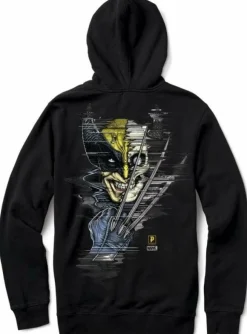 Marvel - Marvel x Primitive Wolverine Oversized Black Sweatshirt Hoodie