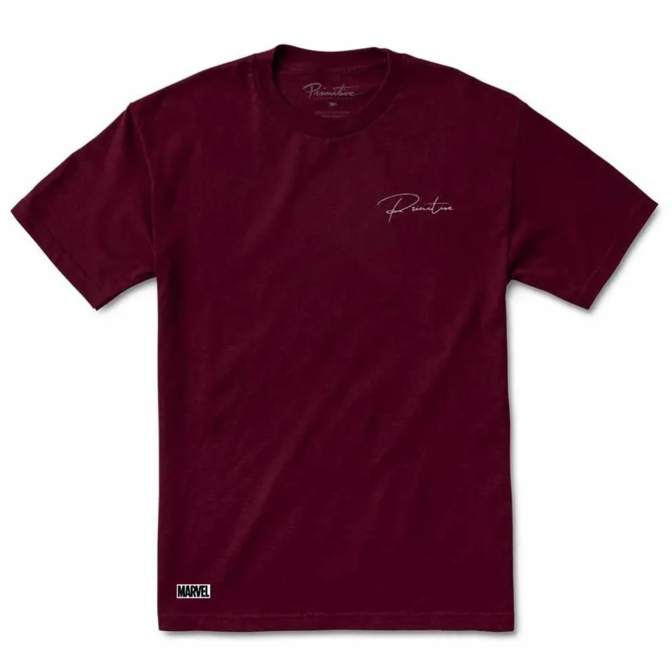 Marvel - Marvel x Primitive Wolverine Burgundy T-Shirt