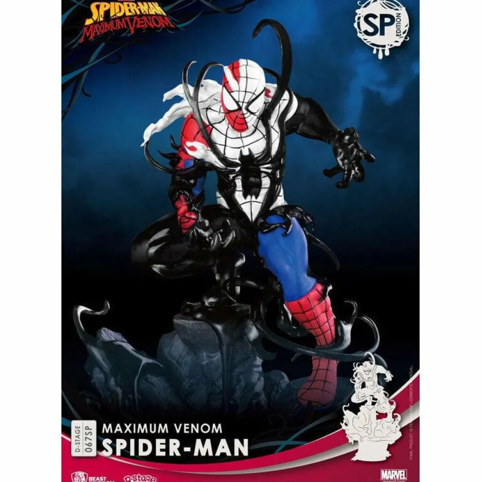 Marvel - Maximum Venom Spider-Man Special Edition D-Stage 6” Statue