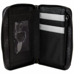 Marvel - Metallic Black Panther Cosplay 4” Faux Leather Zip-Around Wallet