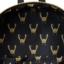 Marvel - Metallic Loki 10” Faux Leather Mini Backpack