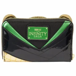 Marvel - Metallic Loki 4” Faux Leather Zip-Around Wallet
