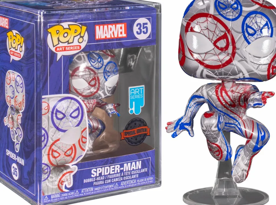 Marvel - Patriotic Age Artist Series Pop! Vinyl Figure with Pop! Protector (Bundle of 4)