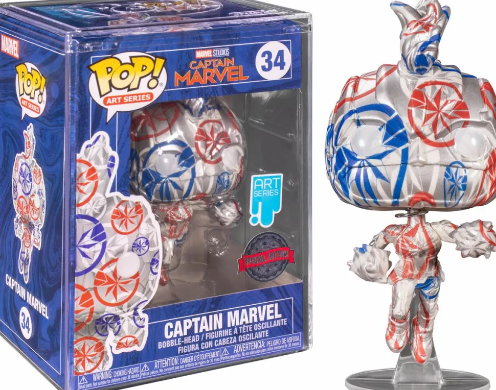 Marvel - Patriotic Age Artist Series Pop! Vinyl Figure with Pop! Protector (Bundle of 4)