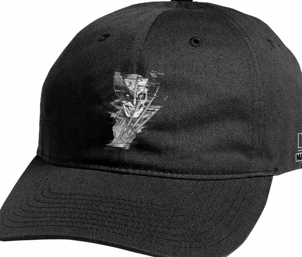 Marvel - Paul Jackson x Primitive Wolverine Black Adjustable Strapback Hat (One Size)