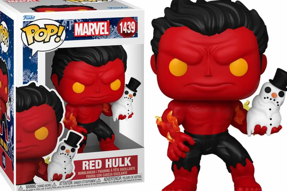 Marvel - Red Hulk with Snowman (Holiday) Pop! Vinyl Figure