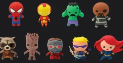 Marvel - Series 1 3D Figural Keychain (Display of 24 Units)