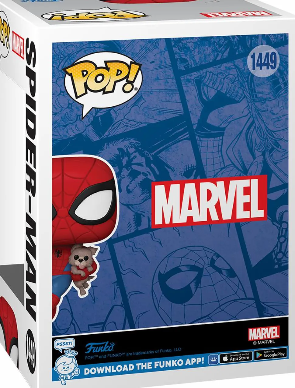 Marvel - Spider-Man with Sandwich the Dog Pop! Vinyl Figure