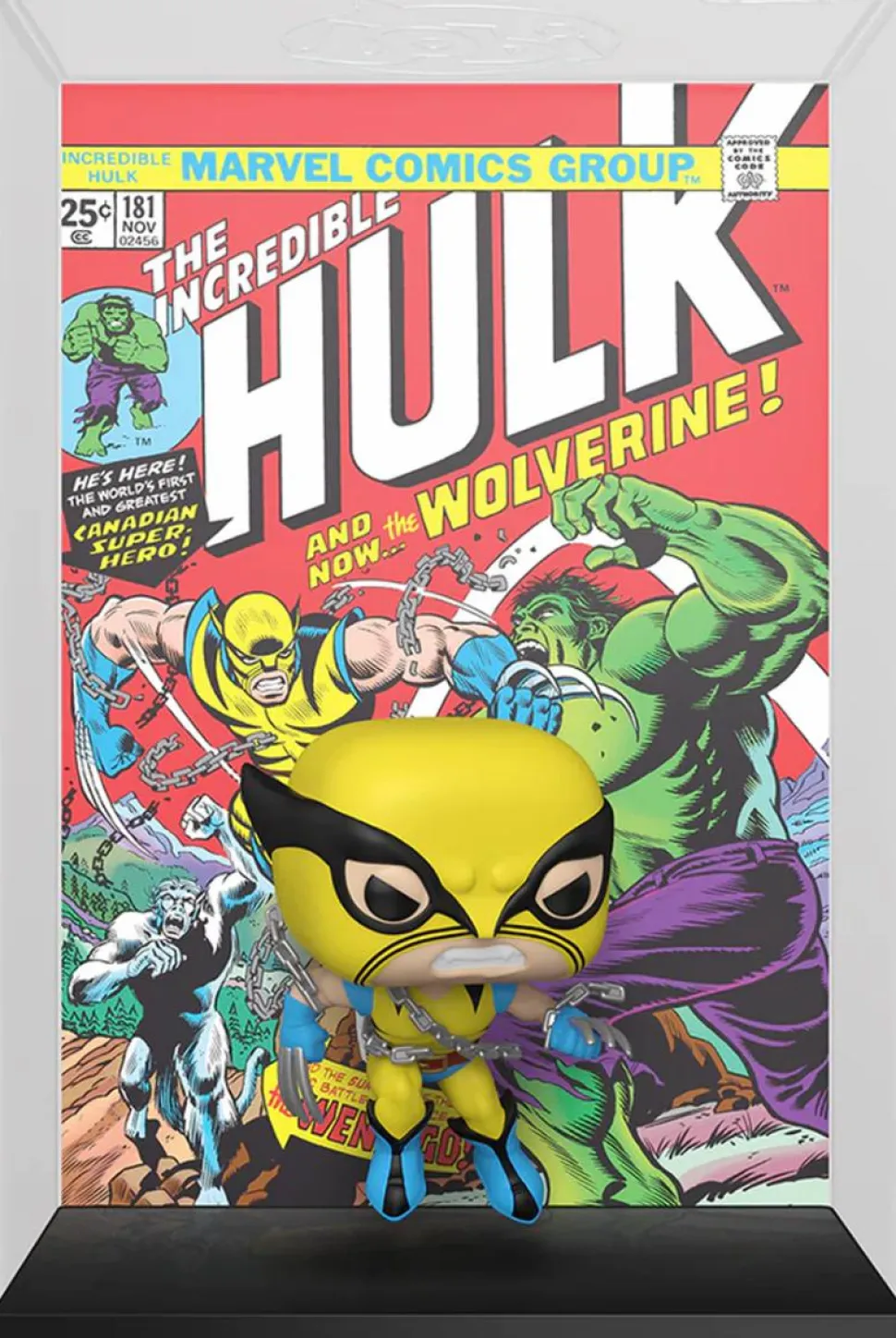 Marvel - Wolverine in The Incredible Hulk #181 Pop! Comic Covers Vinyl Figure