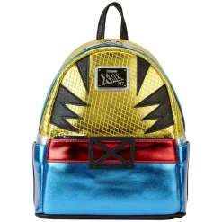 Marvel - Wolverine Metallic Cosplay 10" Faux Leather Mini Backpack