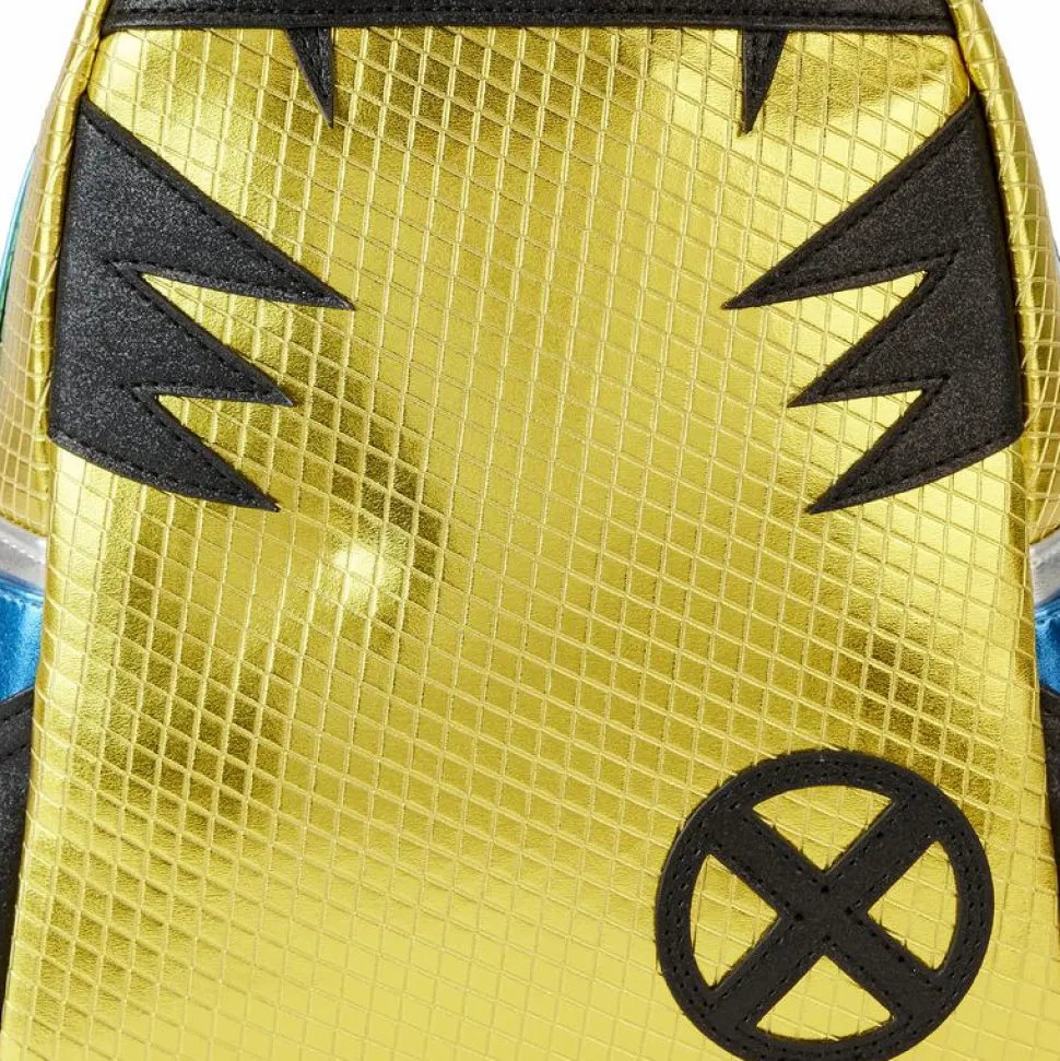 Marvel - Wolverine Metallic Cosplay 10" Faux Leather Mini Backpack