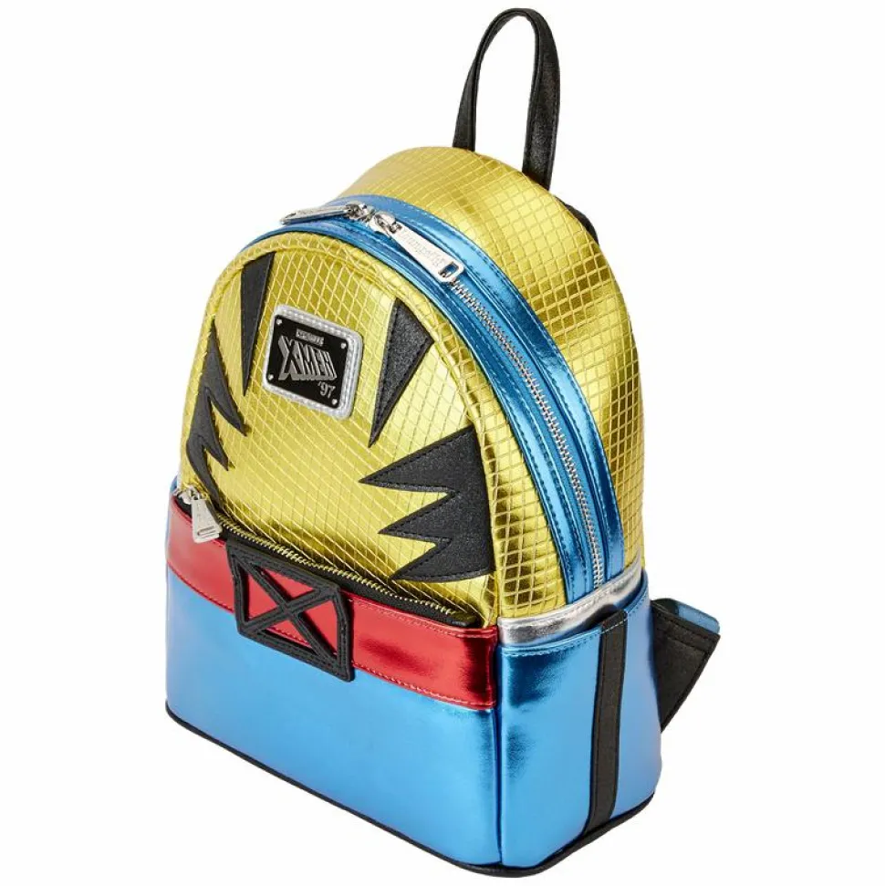 Marvel - Wolverine Metallic Cosplay 10" Faux Leather Mini Backpack