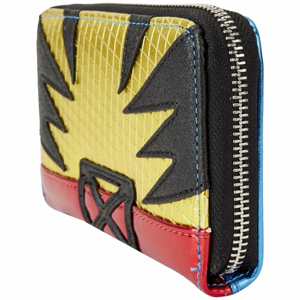 Marvel - Wolverine Metallic Cosplay 4" Faux Leather Zip-Around Wallet