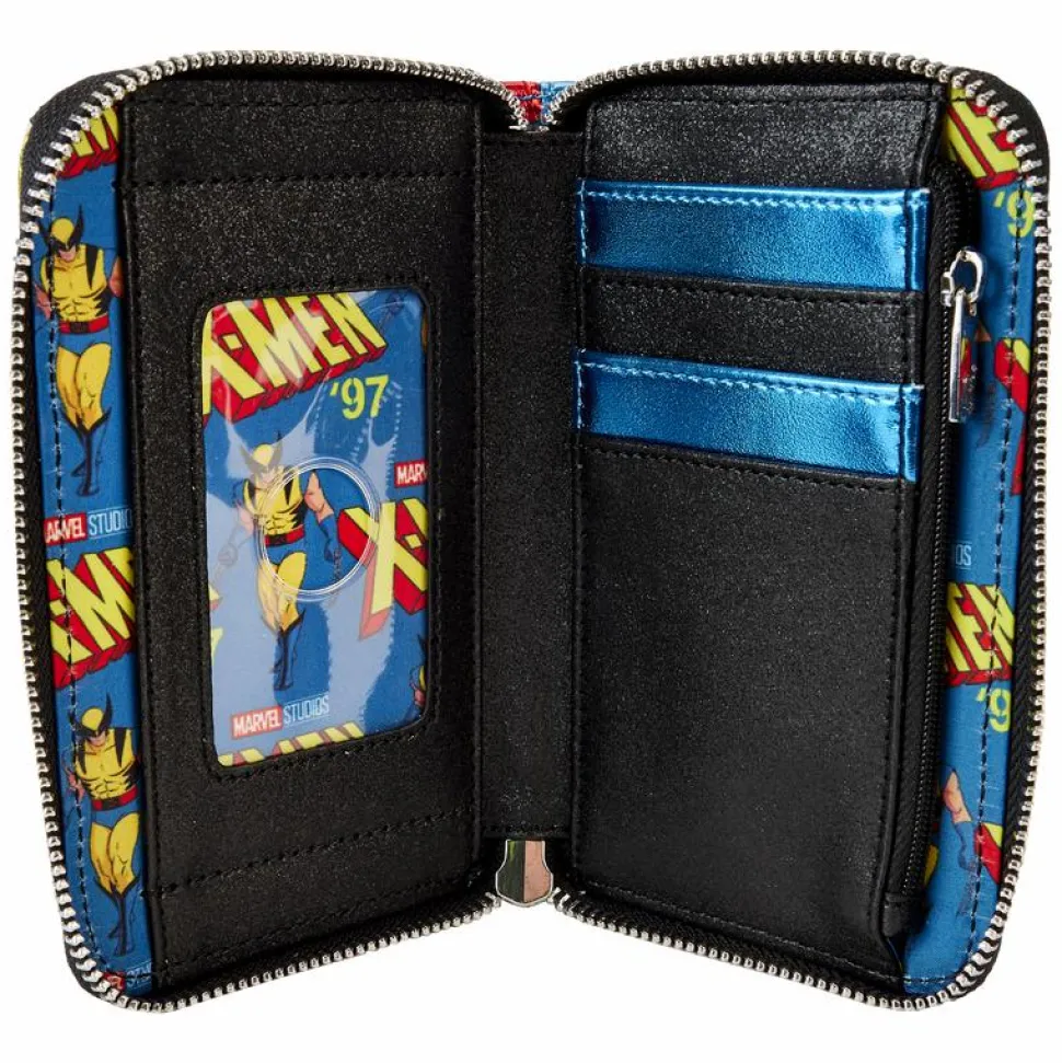 Marvel - Wolverine Metallic Cosplay 4" Faux Leather Zip-Around Wallet