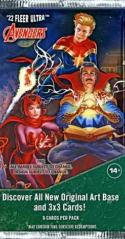 Marvel Comics - 2022 Fleer Ultra Avengers Trading Cards Booster Box (12 Packs)