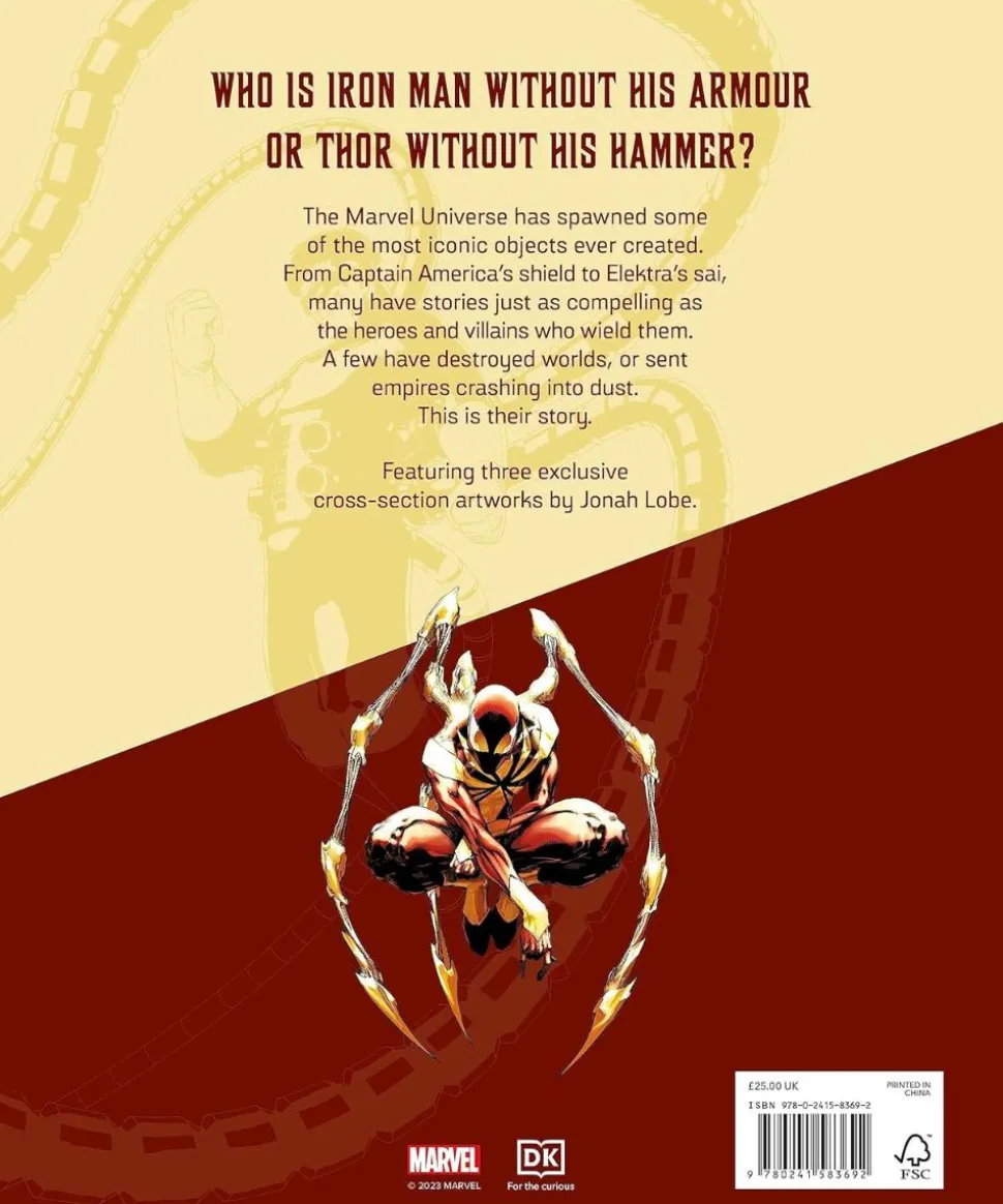 Marvel Comics - Arms & Armour: The Mightiest Weapons and Technology in the Marvel Universe Hardcover Book