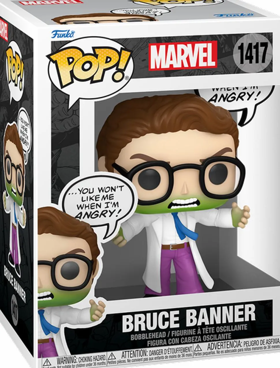 Marvel Comics - Bruce Banner (Angry) Pop! Vinyl Figure