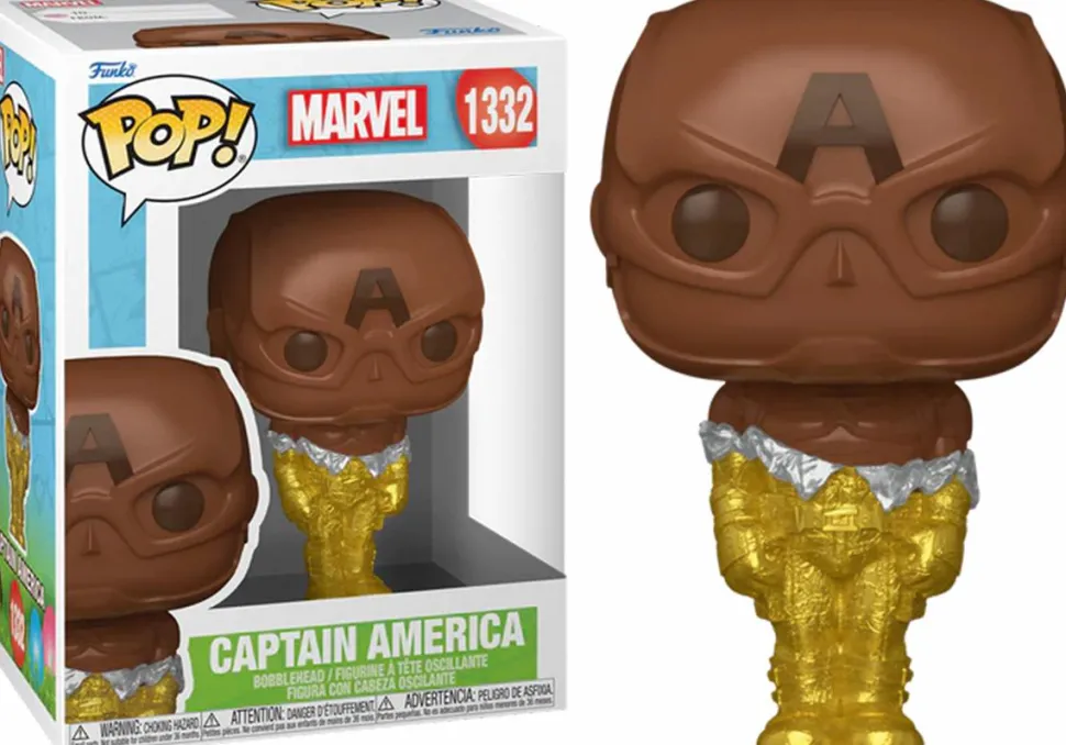 Marvel Comics - Captain America (Chocolate) Pop! Vinyl Figure