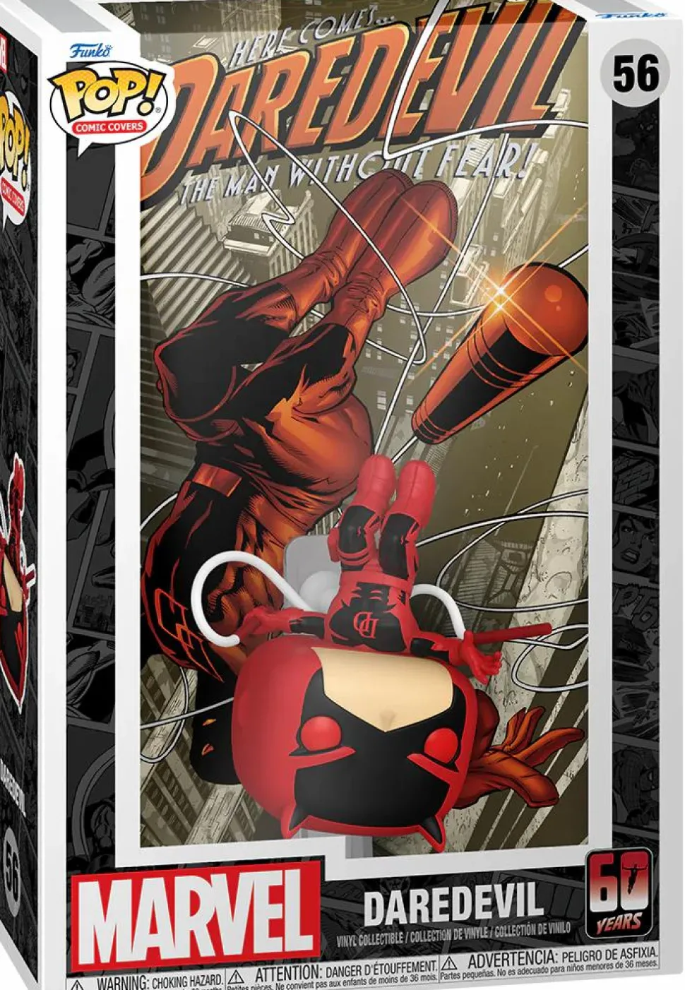 Marvel Comics - Daredevil #1 60th Anniversary Comic Covers Pop! Vinyl Figure