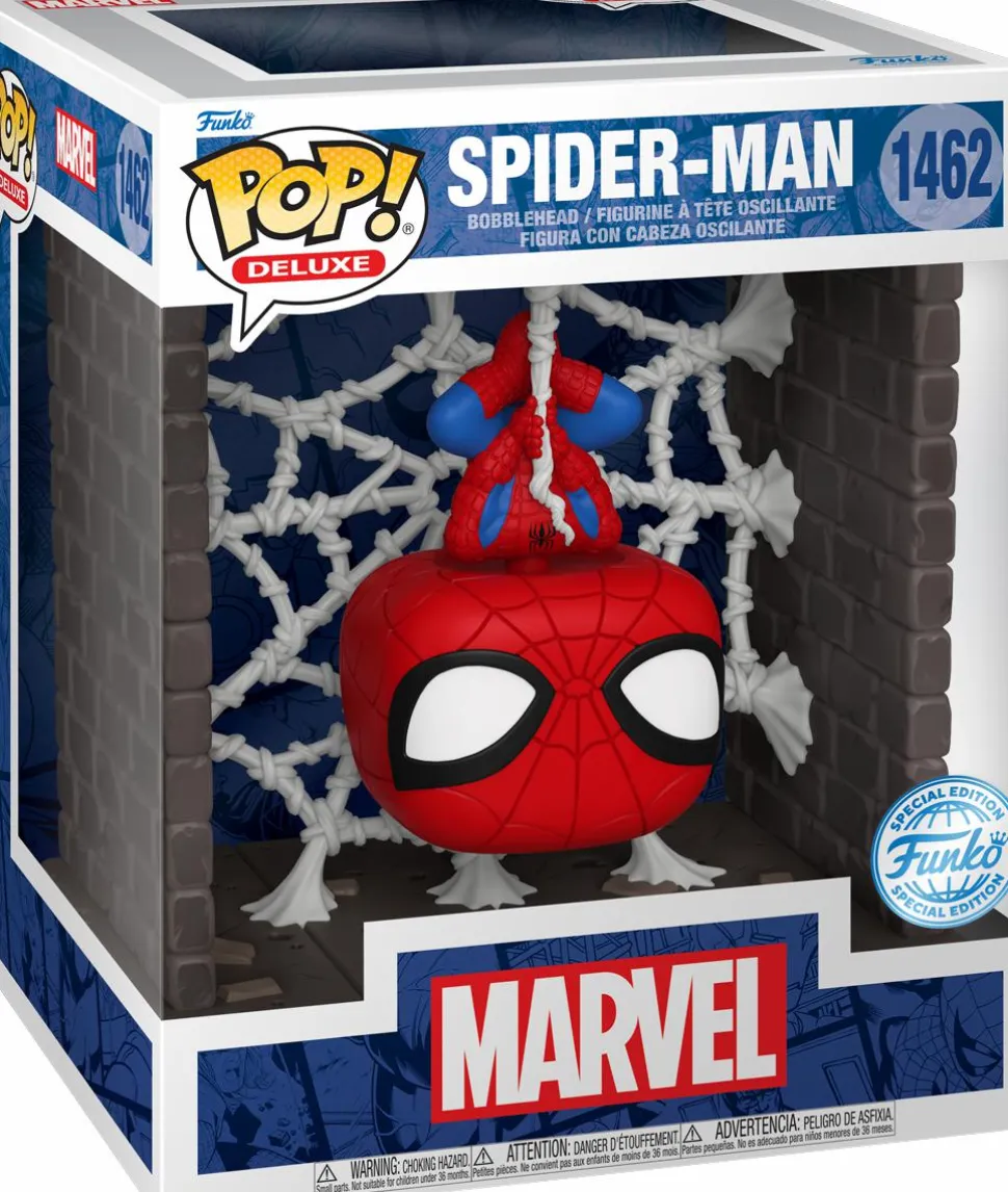 Marvel Comics - Spider-Man (Webbed) Deluxe Pop! Vinyl Figure