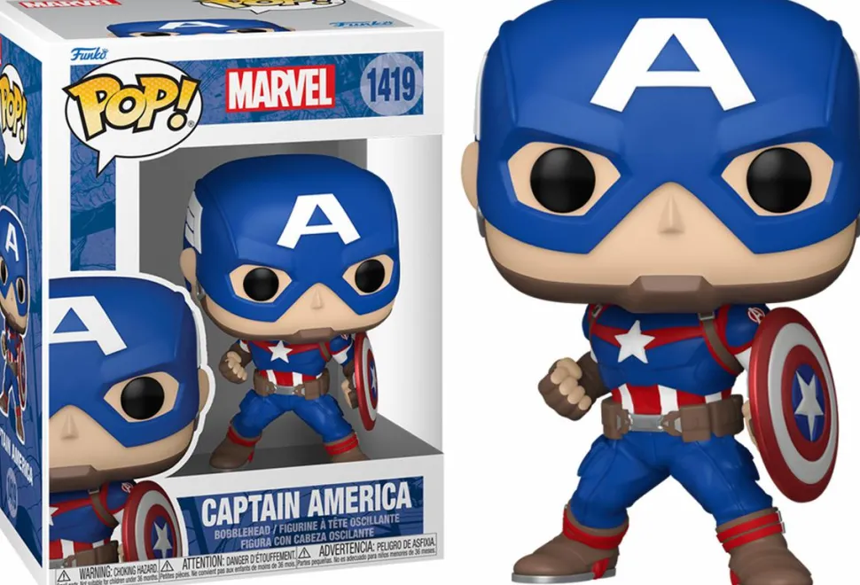 Marvel Comics: New Classics - Captain America Pop! Vinyl Figure