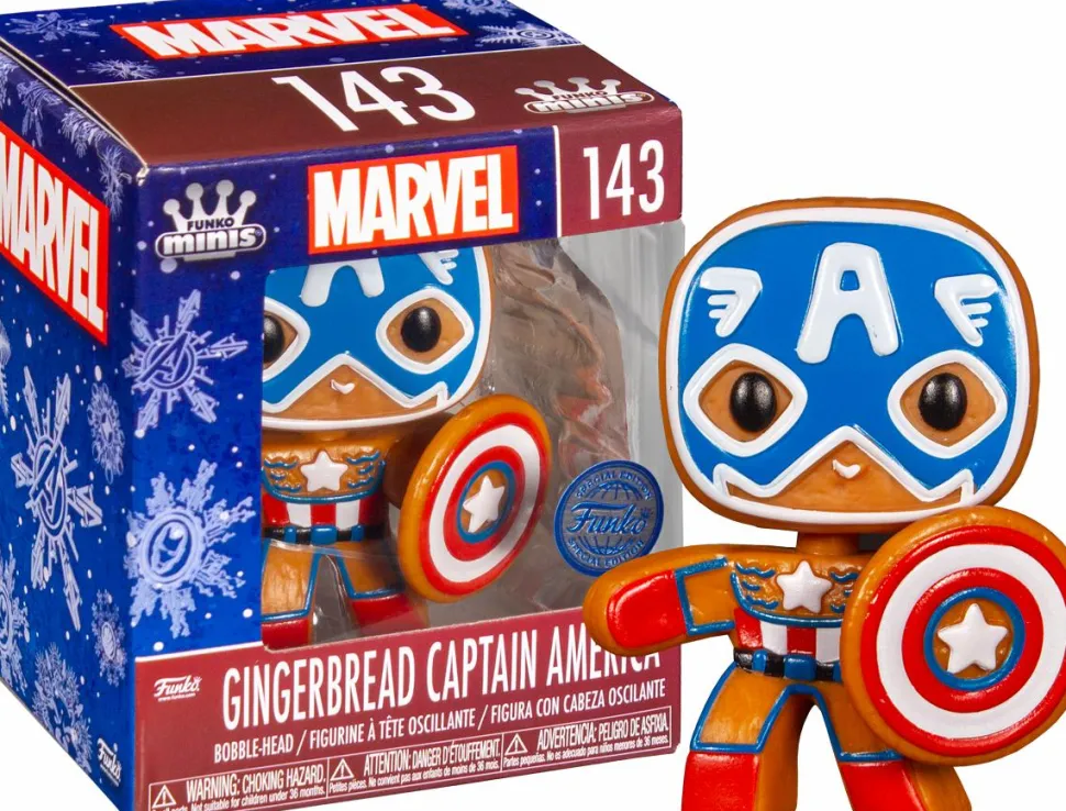Marvel: Holiday - Gingerbread Minis 3” Scale Vinyl Figure (Mystery Single Unit)