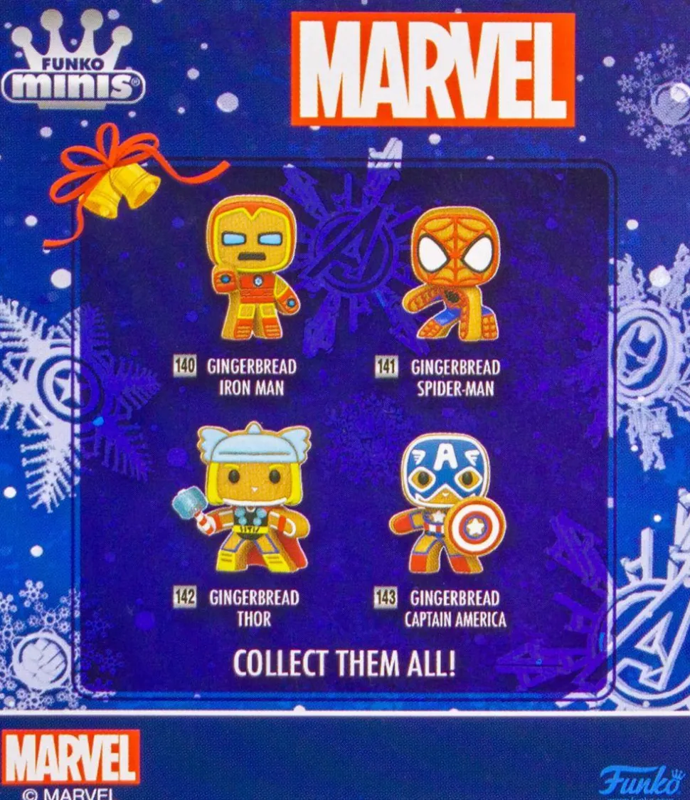 Marvel: Holiday - Gingerbread Minis 3” Scale Vinyl Figure (Mystery Single Unit)